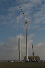 GTK1100 installing a turbine.
