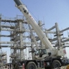 A Terex RT100 owned by Kuwaiti hire firm Integrated Logistics