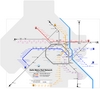Delhi metro network map
