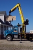Tidewater's PM loader crane delivers wallboard