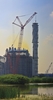 Bharat Heavy Electricals uses a Manitowoc 18000 on a power plant project in Gujarat, India, part of India's initiative to expand its energy infrastructure.