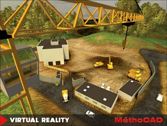 MethoCAD virtual reality crane simulator