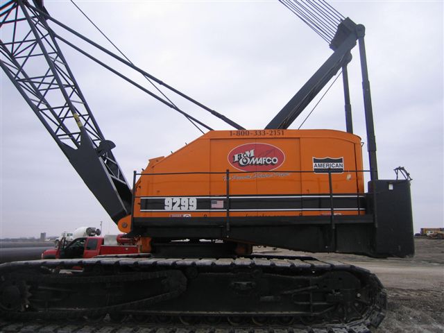 165 ton American 9299 Crawler crane -1992