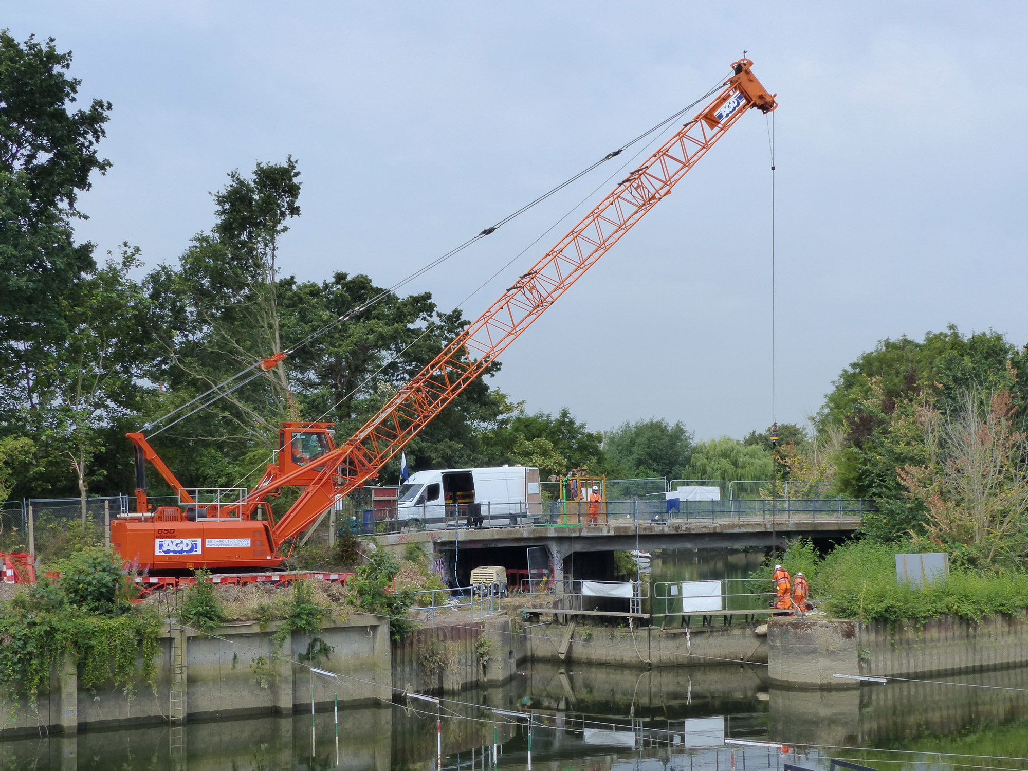 50 ton Sennebogen 650HD Crawler crane -2011