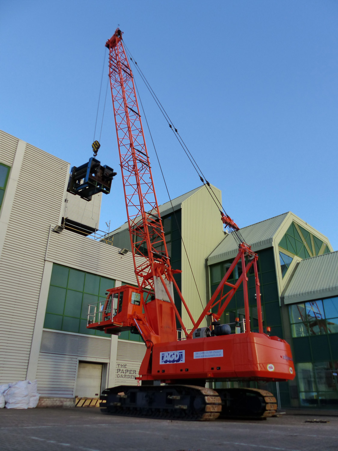 80 ton Sennebogen 680HD Crawler crane -2011