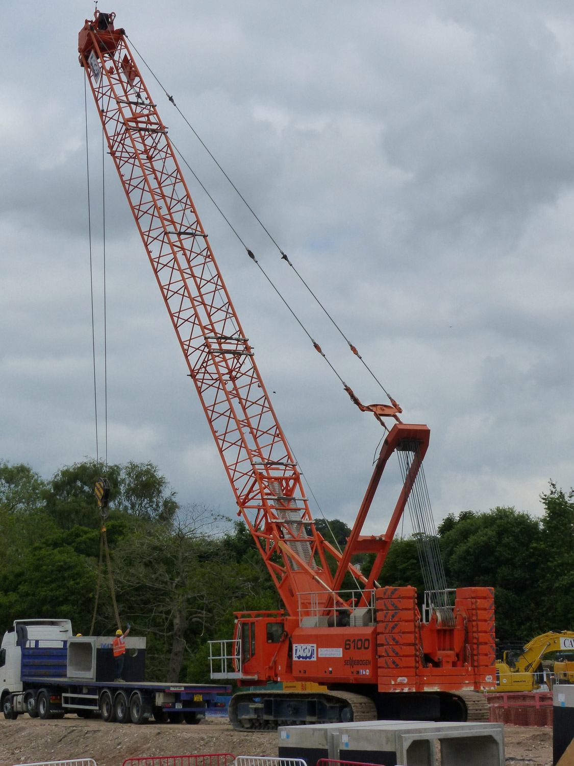 100 ton Sennebogen 6100HD Crawler crane -2011