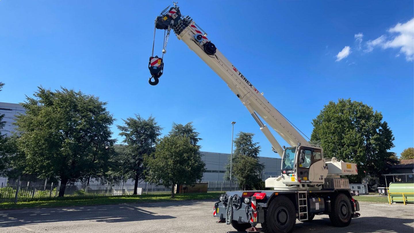 Concord Access to display Terex TRT 50 crane at Electra Mining Africa 2026